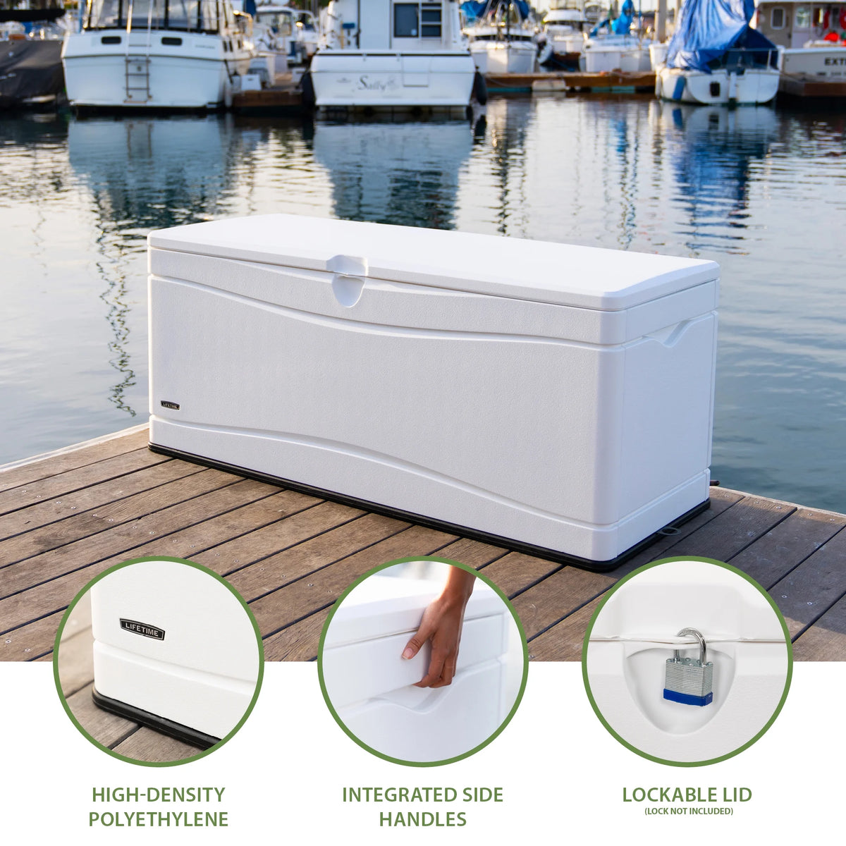 Lifetime Marine Dock Box (130 Gallon), 60348
