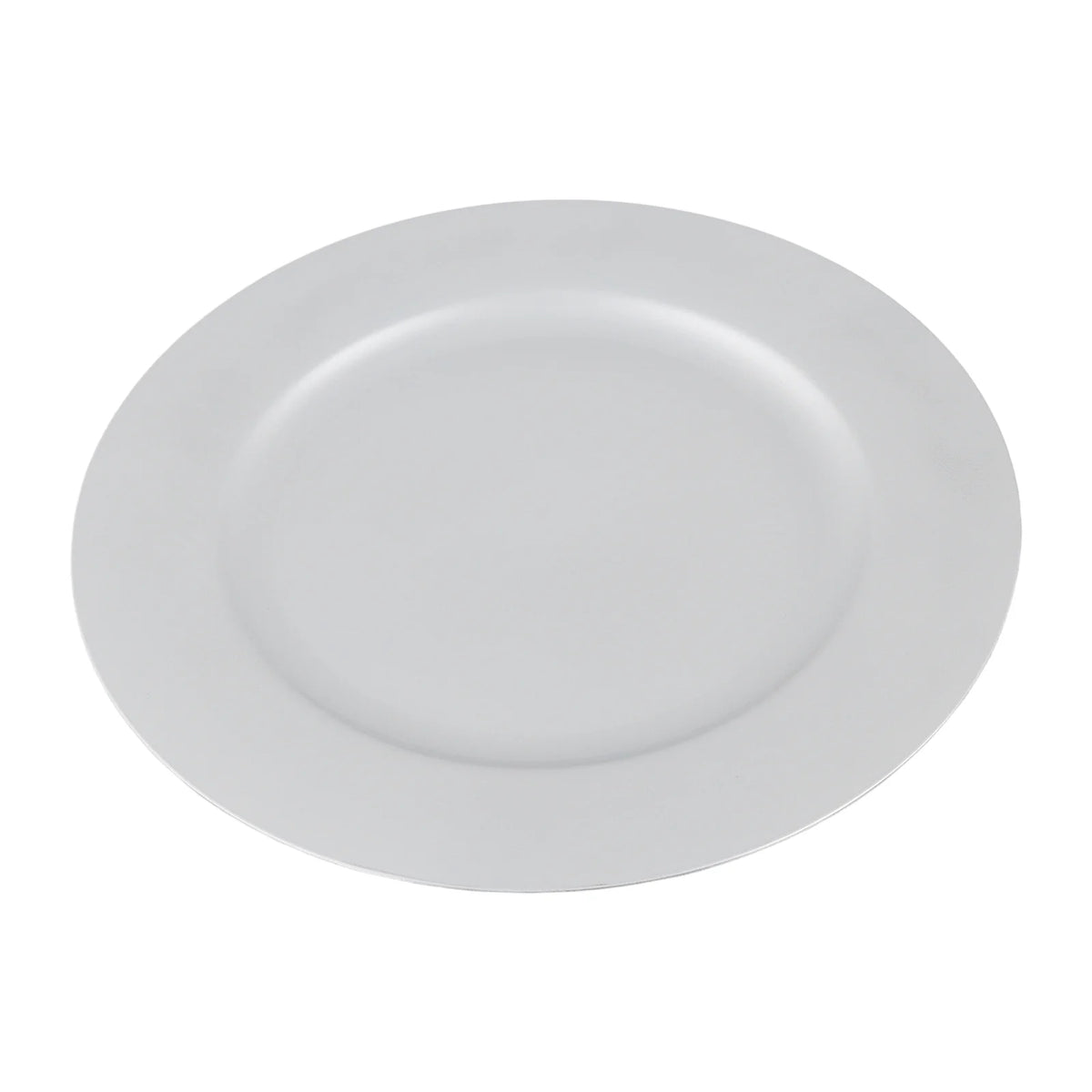 100 PCS Charger Plates Set, Round Charger Plates, Charger Plate for Wedding Party Baby Shower Silver