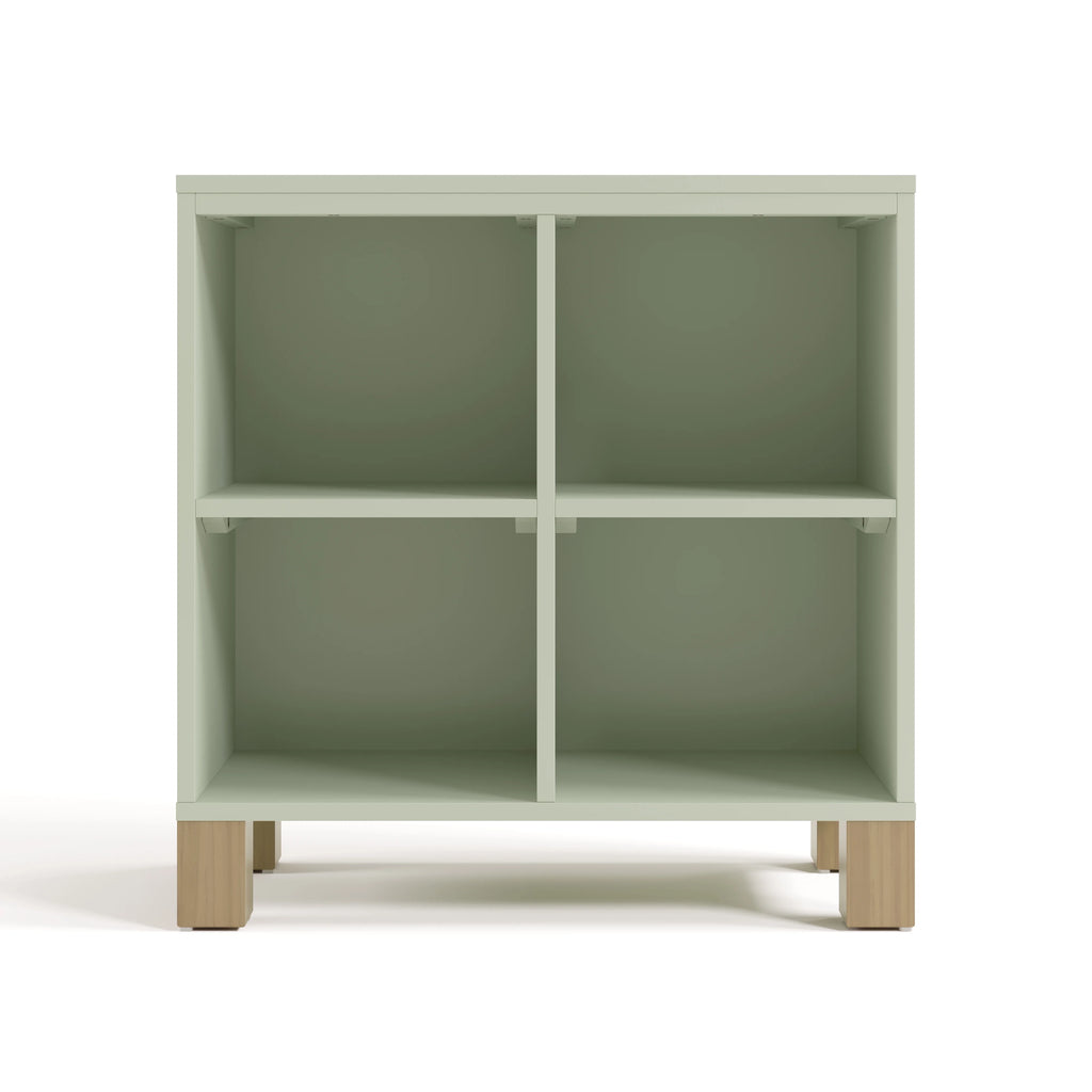 Storkcraft California Cube Organizer Children's Bookcase, Blush with Driftwood