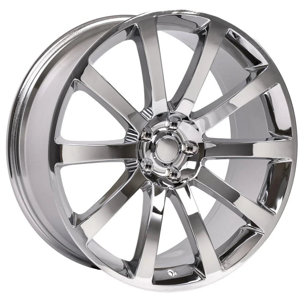 20x9 Wheel Fits Dodge, Chrysler - 300 SRT Style Chrome Rim, Hollander 2253 Fits select: 2005-2006 CHRYSLER 300C, 2006-2022 DODGE CHARGER