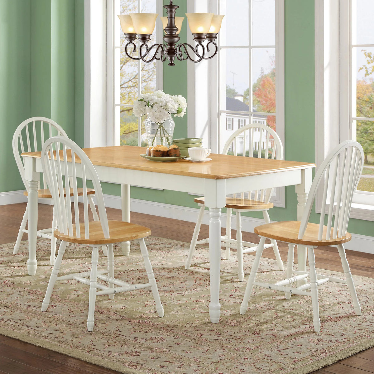 Better Homes and Gardens Autumn Lane Farmhouse Dining Table, Multiple Finishes