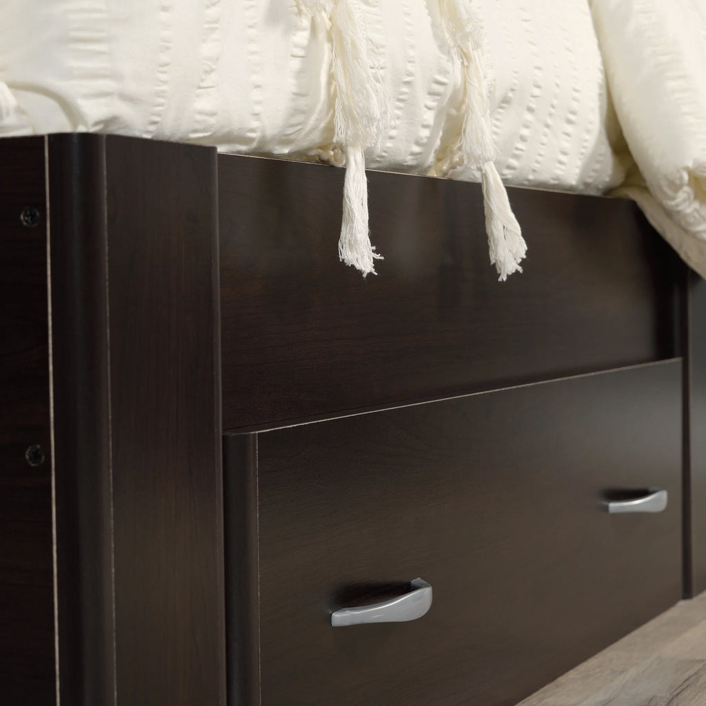Sauder Beginnings Twin Platform Bed, Soft White Finish