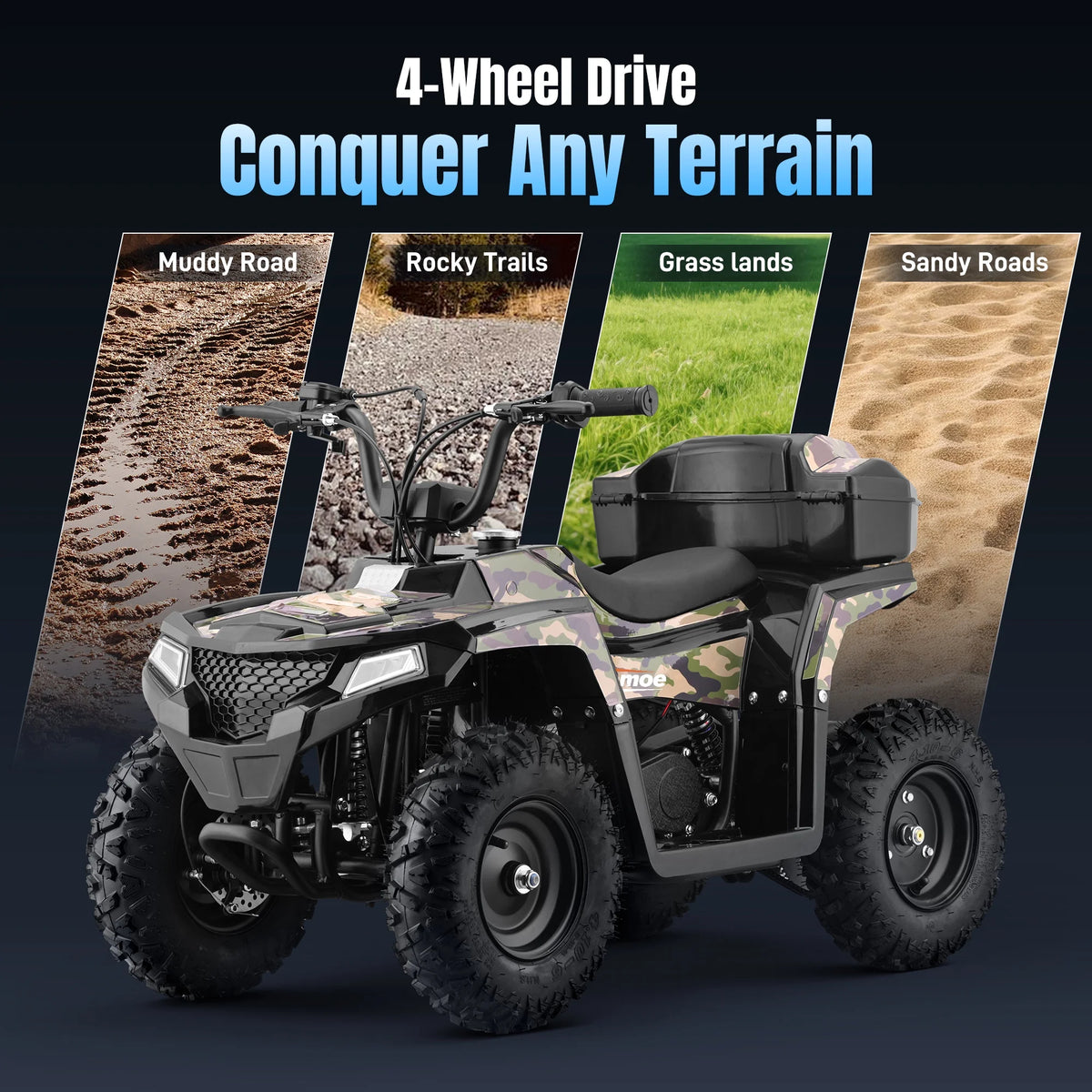 All-Terrain 25 Miles Ride on Toys,Arshin Powerful Kids Toy Vehicle,15.5 mph Variable Speeds,Parent Control,Suspension,Disc Brake,Suspension,Perfect Gift(Blue)