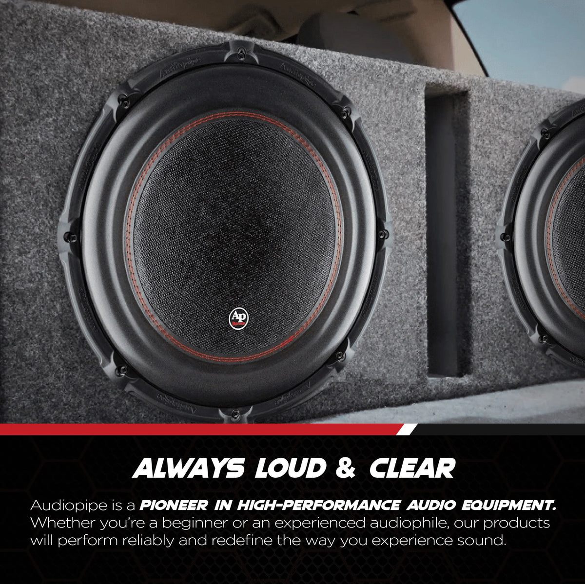 AudioPipe TXX-BDC4-15D2 15-Inch Subwoofer Dual 2 Ohm 1400 Watts RMS Car Audio