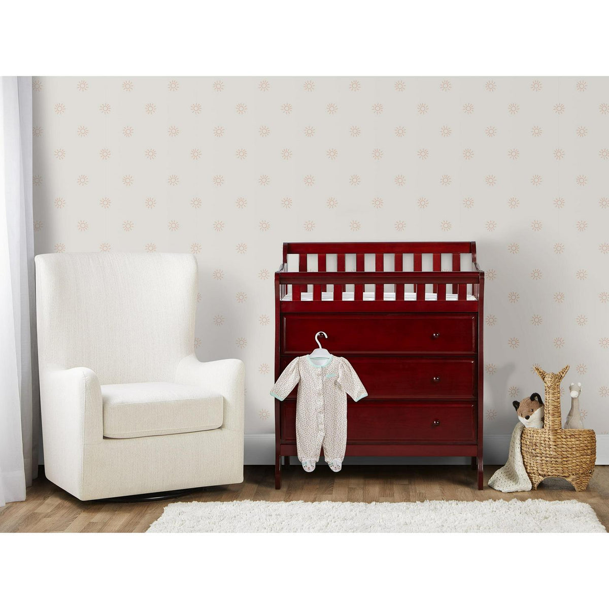 Dream On Me Marcus Changing Table And Dresser. Cherry