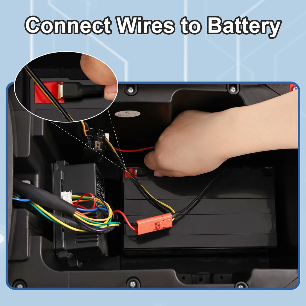 24V 7Ah Rechargeable Sealed Lead Acid Battery - Suitable for Most Kids Ride on Car - Battery Accessories
