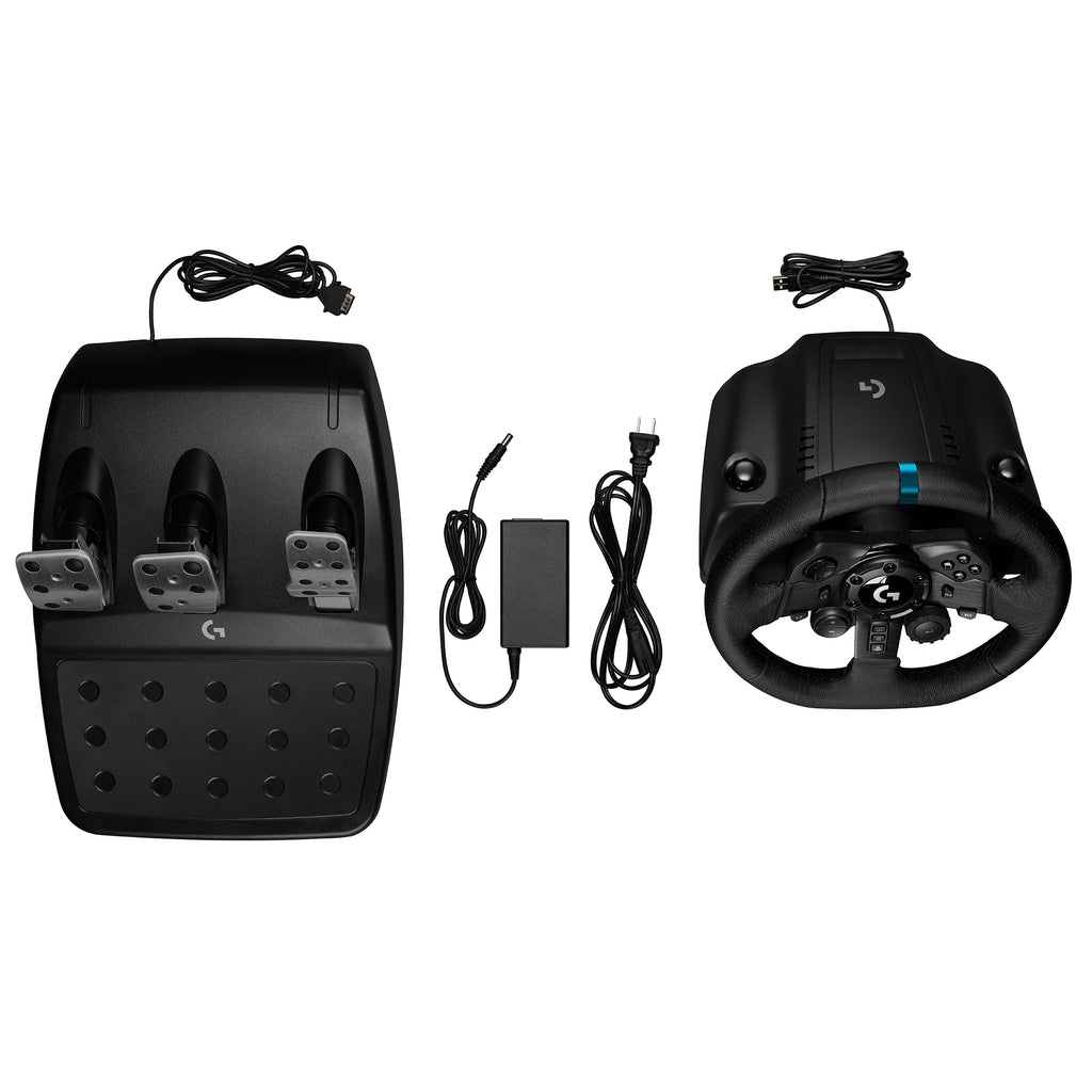 Logitech G Driving Force Racing Simulator Bundle with G923 TrueForce Feedback Steering Wheel, Pedals & Shifter - Playstation 5