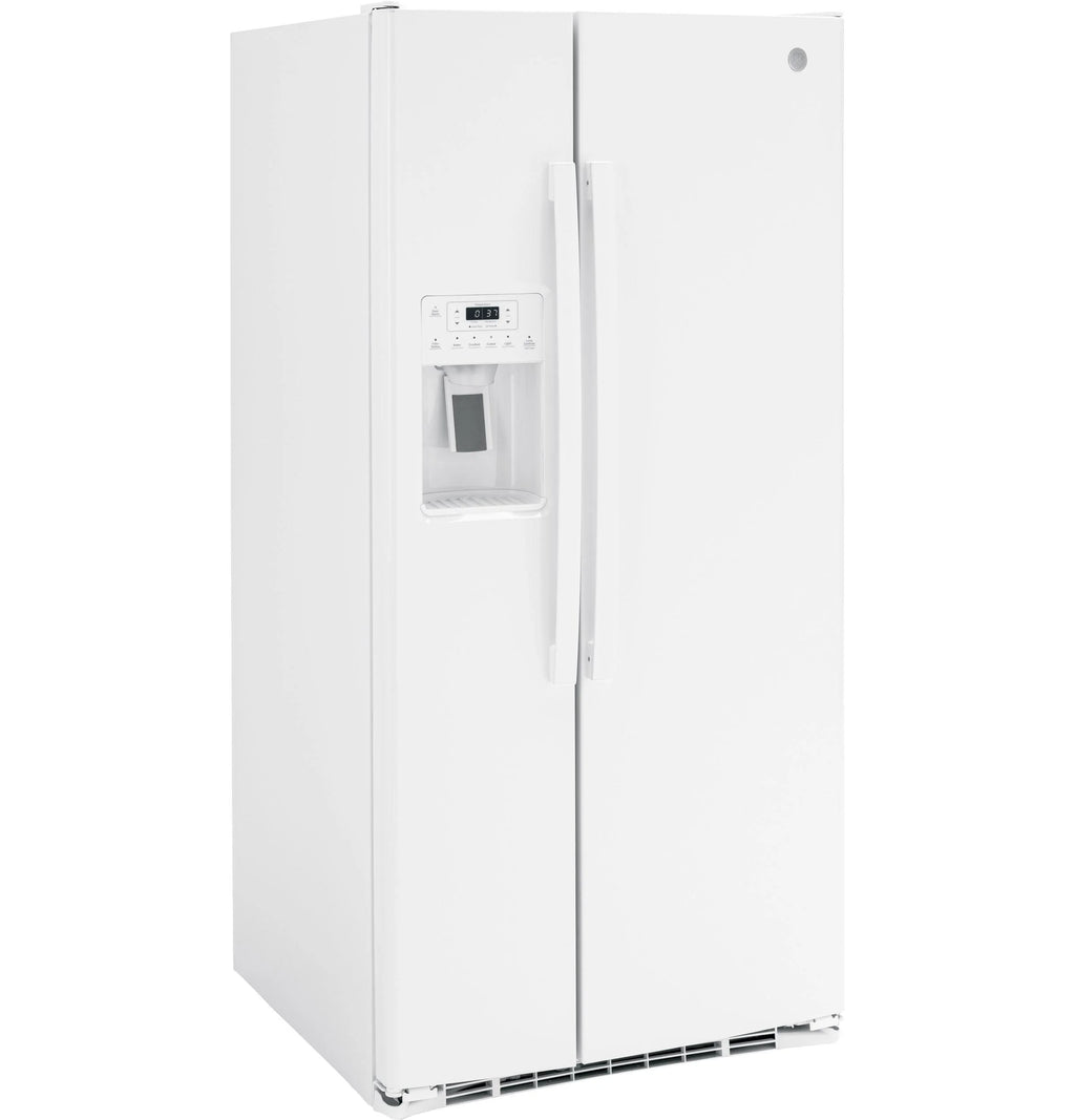 General Electric Side by Side Freestanding Refrigerator, Black