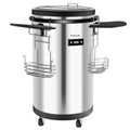 Frigidaire Party Cooler, Stainless Steel color, EFRP245