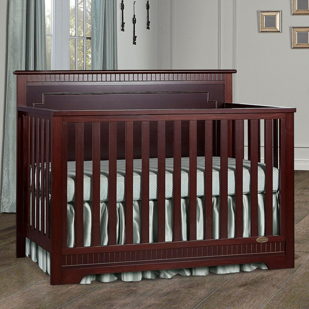 Dream On Me Morgan 5-in-1 Convertible Crib. Cherry