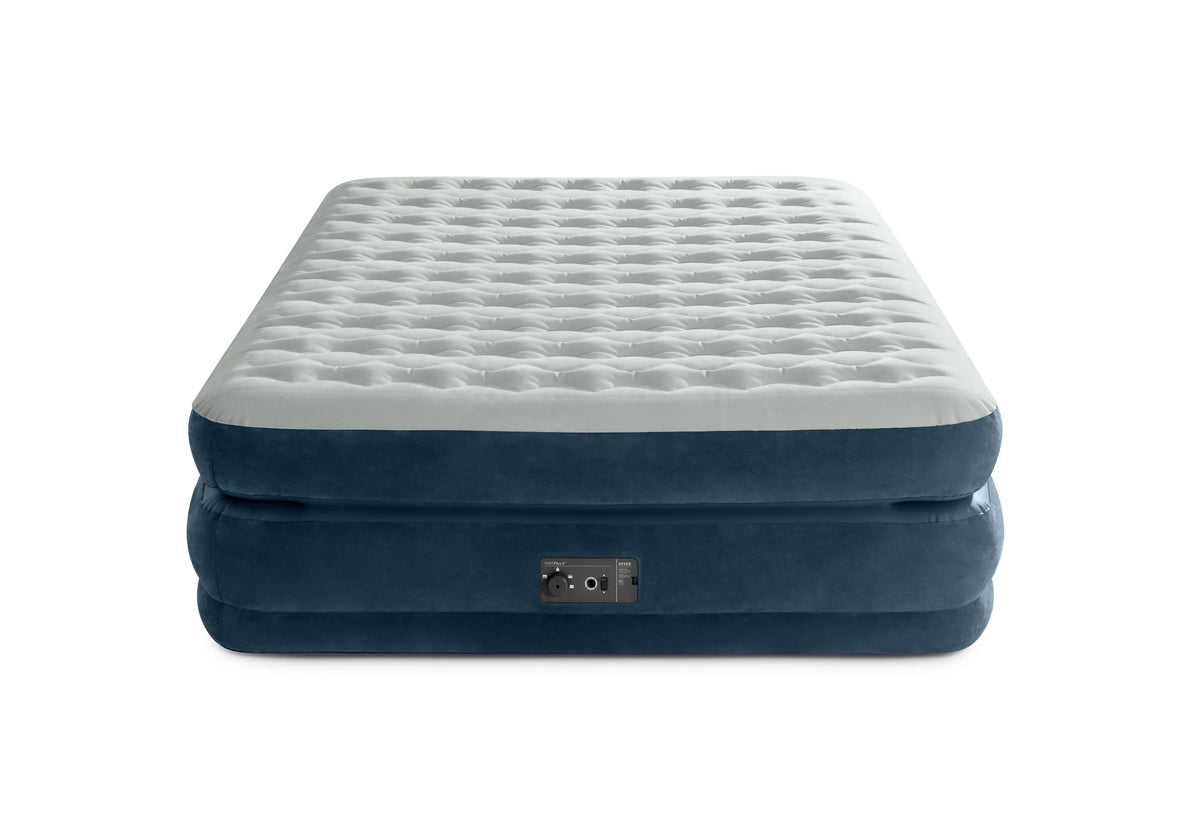 Intex 22in Queen Dura-Beam Control Comfort Air Mattress with Internal Pump