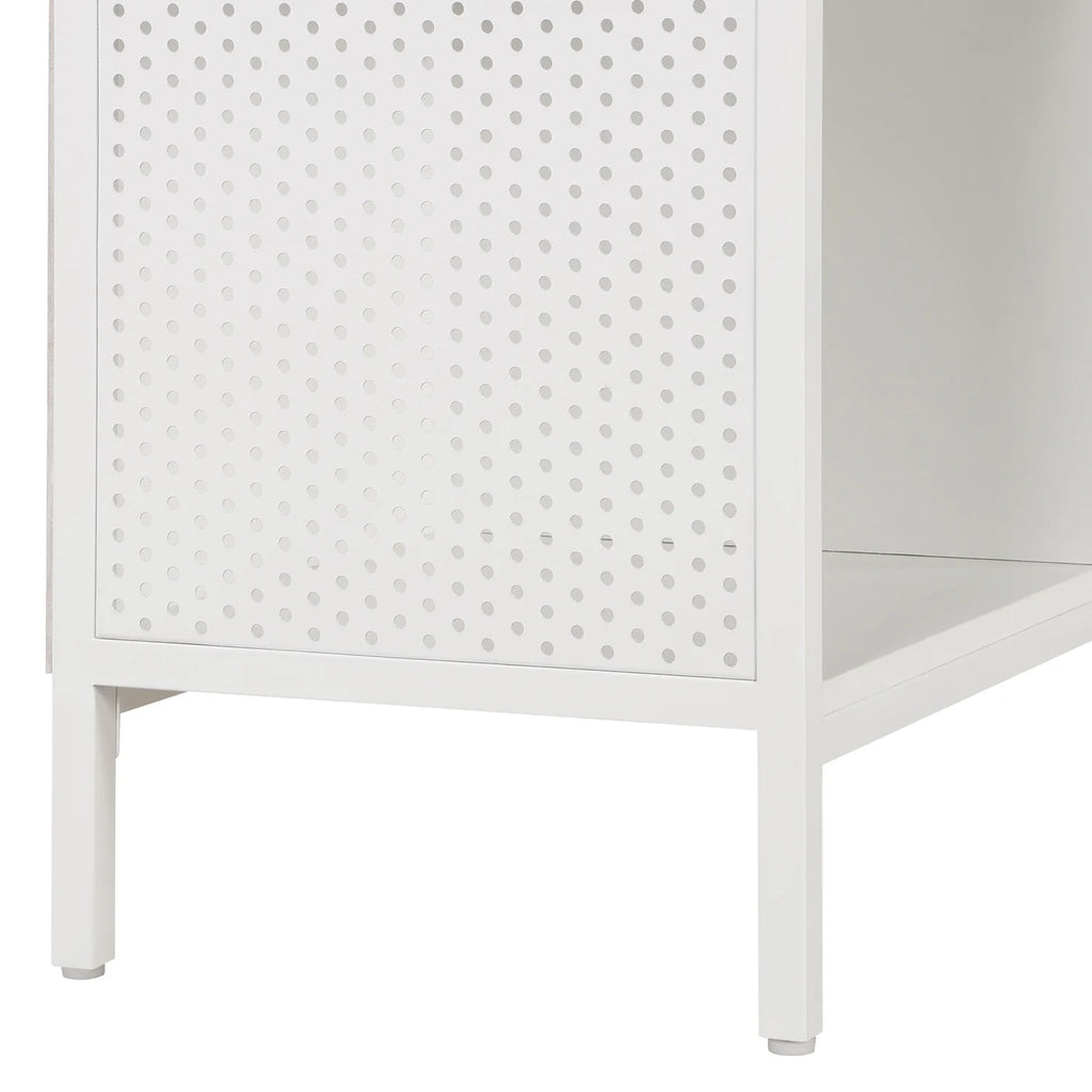 OSP Home Furnishings Ace 4 Cube Storage/Bookcase Engineered Wood in River Oak Finish