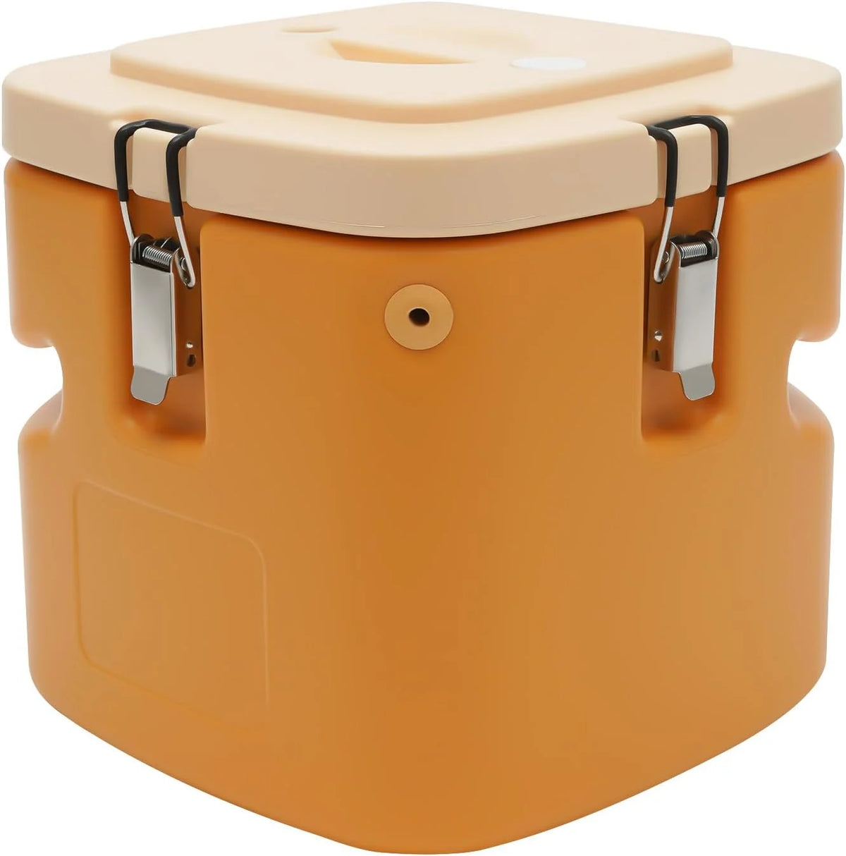 Insulated Soup Carrier Coolers,  2.5 Gallon Food Warmer/Coolers Box for Food Storage, Large Stainless Steel Leakproof Lid Insulated Soup Container (Red)