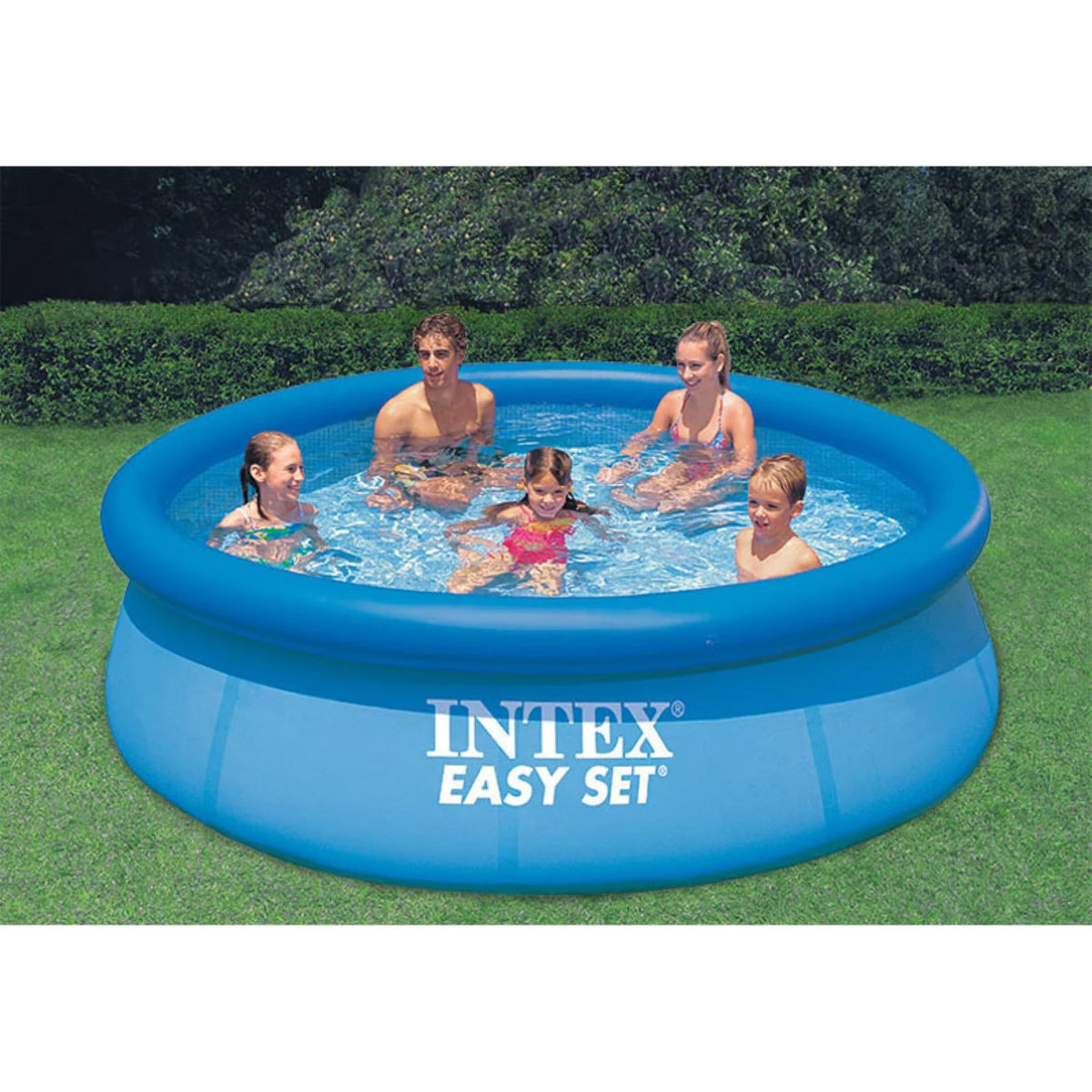 Intex 10' x 30" Easy Set Above Ground Swimming Pool With Filter Pump