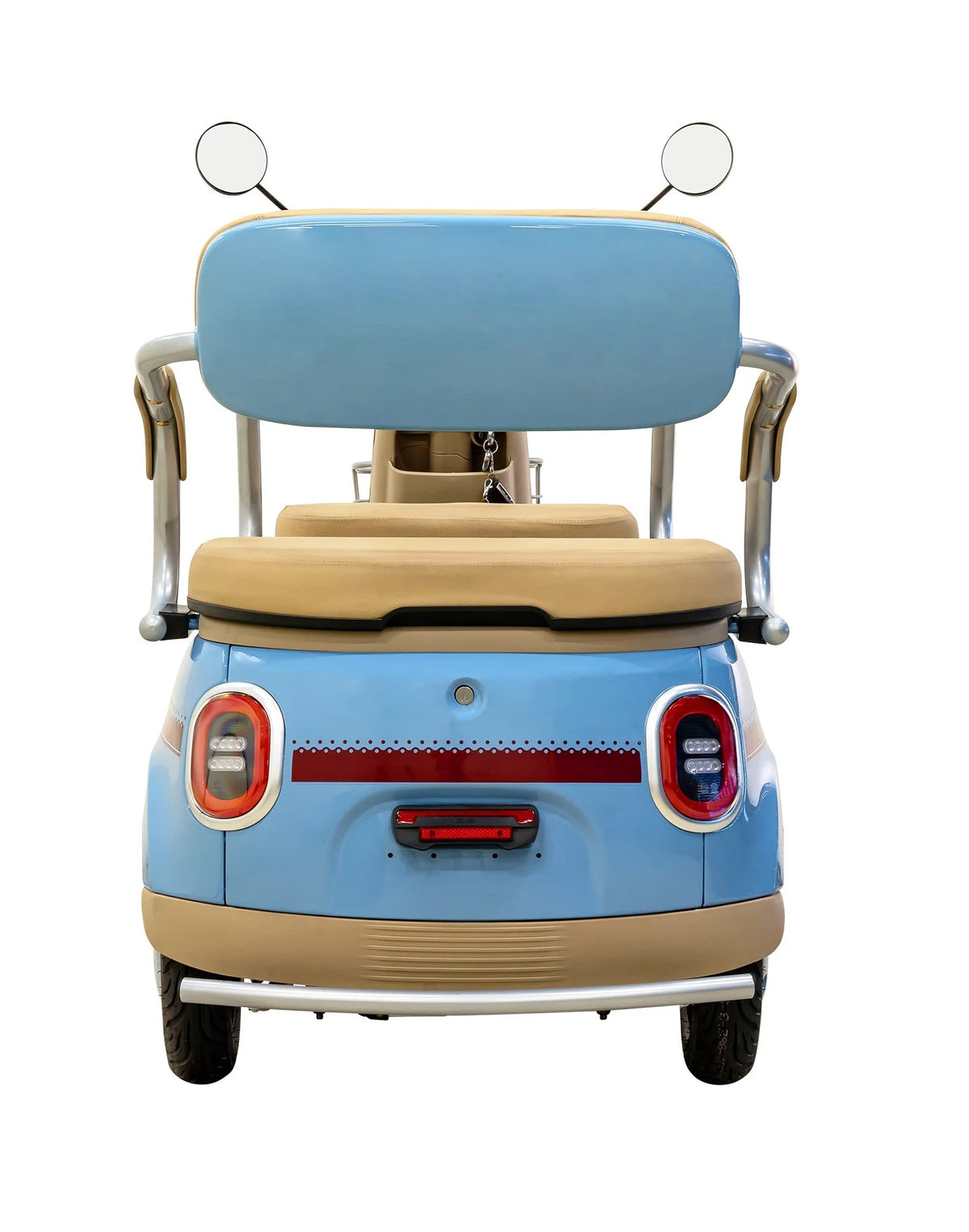 Massimo MGC E-Trike 3-Wheel Electric Cart �C 17 MPH, 2-Seater Adult Scooter �C Blue