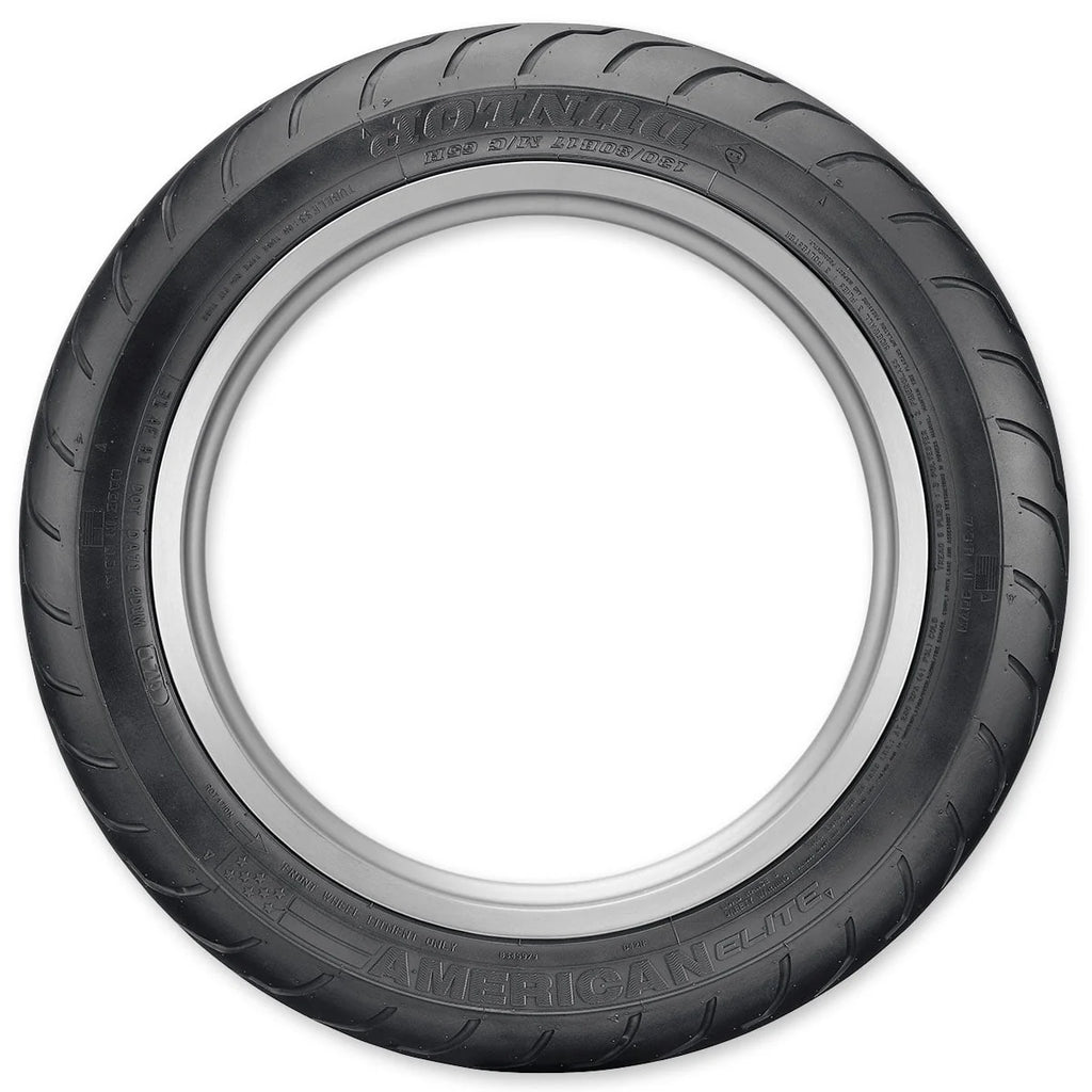 Dunlop American Elite Front Motorcycle Tire 130/80B-17 (65H) Black Wall