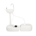 Portable Camping Sink Hand Wash Station Basin Water Tank White
