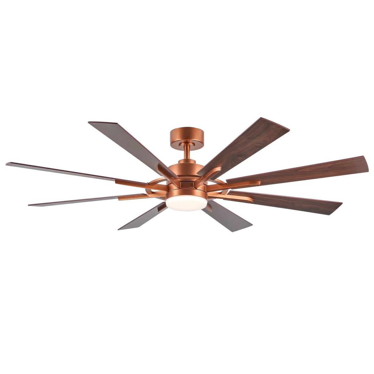 Bestco 60" Ceiling Fan with Light Kit and Remote Control for Farmhouse Living Room