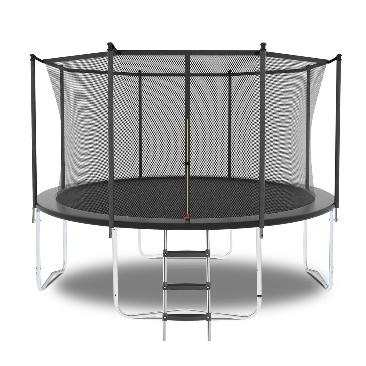 10FT Trampoline w/Enclosure, Seizeen Heavy-Duty Round Trampoline for Kids Outdoor Play, Large Trampoline as Gift for Boys and Girls