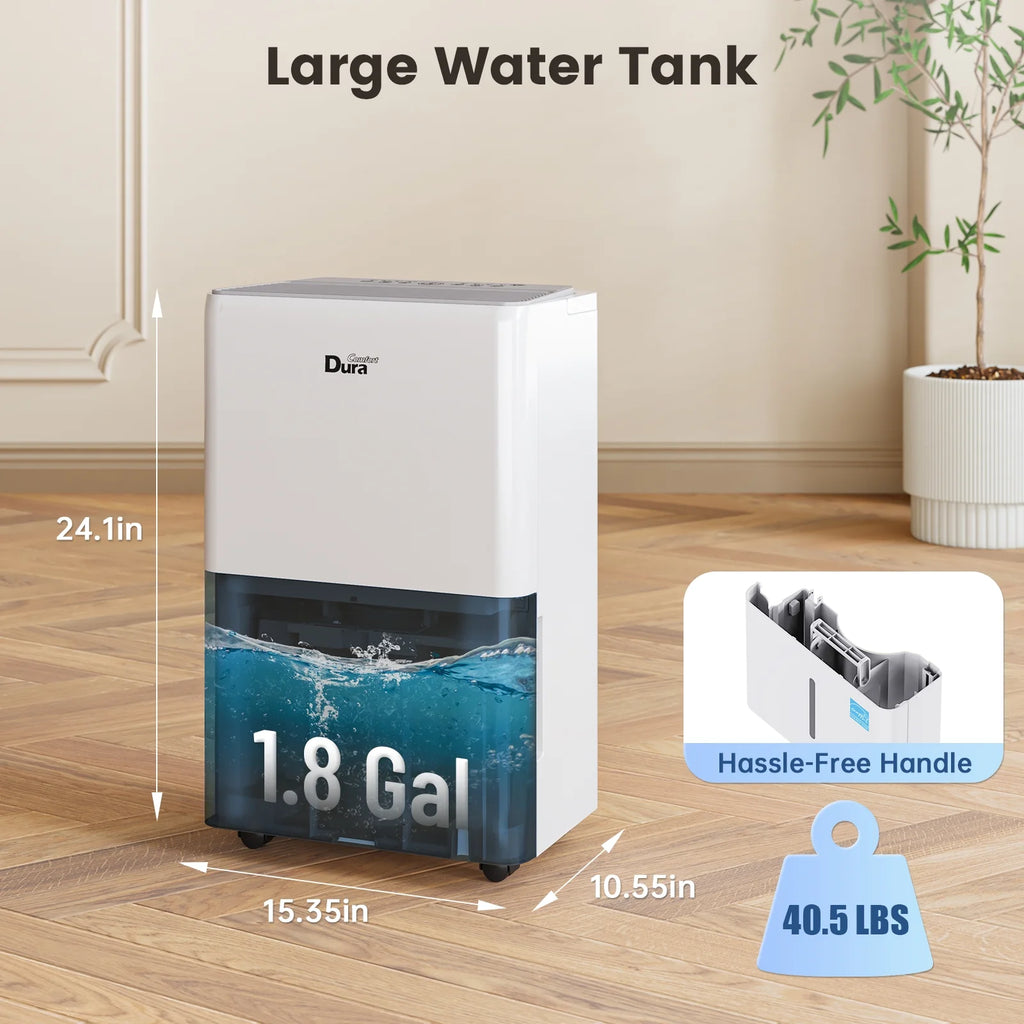 Dehumidifier for Basement with Drain Hose, Energy Star Max 115 Pints/Day for 4500 Sq Ft for Large Room, Home, Powerful Humidity Control, Auto-restart(DOE Rating 50 Pint)