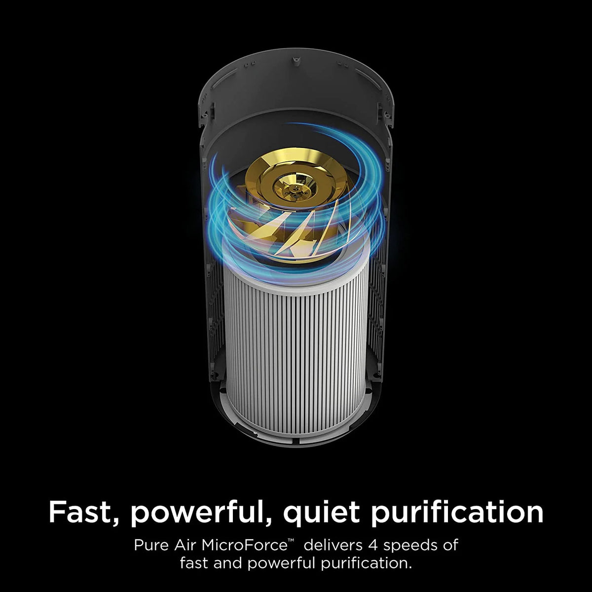Shark Air Purifier MAX 1000 Sq Ft HEPA Air Purifier, White