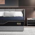 MLILY Ego Black 14 inch Queen Mattress, Cooling Gel Memory Foam Mattress in a box, Queen, Medium