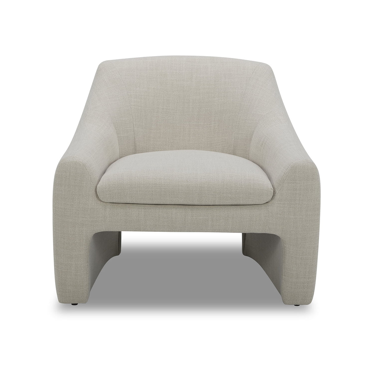 Better Homes & Gardens Emerson Curvy Accent Chair, Truffle Brown Boucle