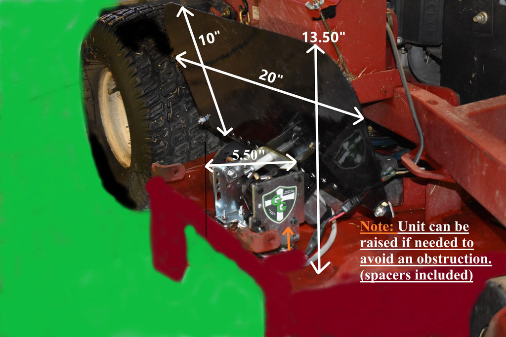'The Green Guard' - Motorized Chute Blocker (w/Rubber Guard)