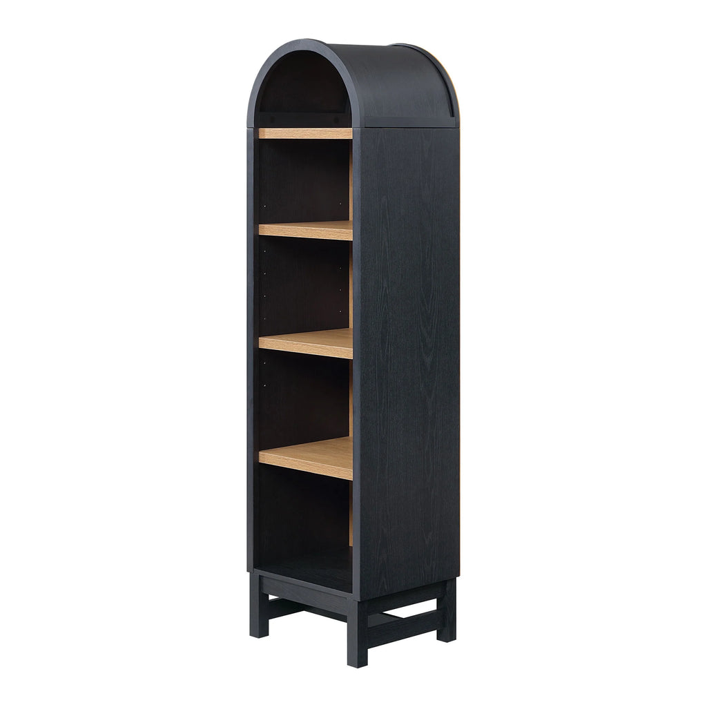Better Homes & Gardens Juliet Narrow Arch Bookcase, Deep Green and Light Honey