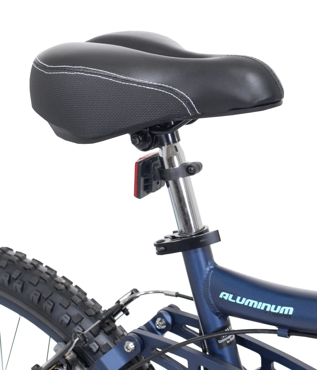 24" Bella Vista Girl's Full Suspension Mountain Bike, Blue