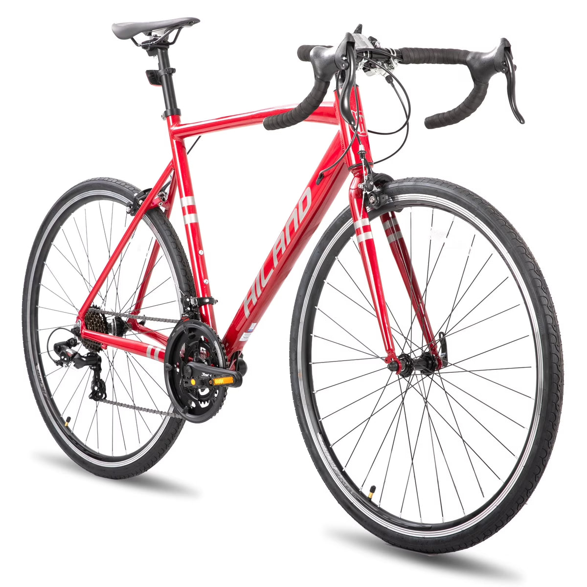 Hiland Aluminum Road Bike,Shimano 14 Speeds, 53/57cm Frame, Racing Bike for Men Mens Racing Bike