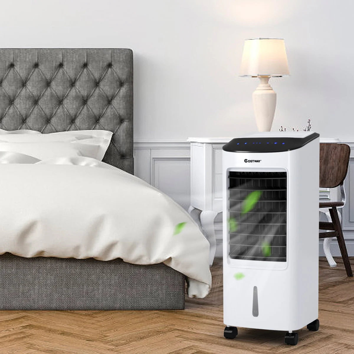 Costway Evaporative Portable Air Cooler Fan & Humidifier with Filter Remote Control