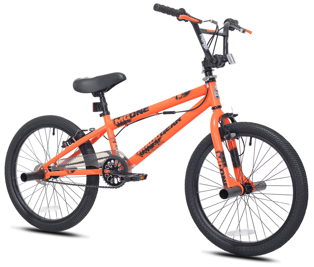 Bicycle Madd Gear 20-inch Boy's Freestyle BMX Bicycle Neon Orange