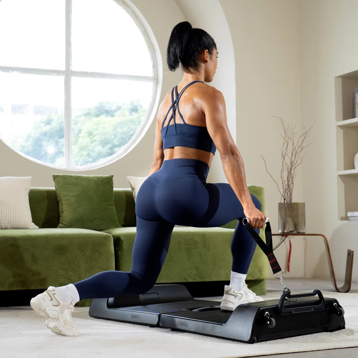Motion Space Smart Trainer | 6 in 1 Home Gym Fitness Equipment, Adjustable Full Body Resistance Training, Workout Equipment with APP, Multifunctional Weightlifting with Eccentric, Isokinetic Modes