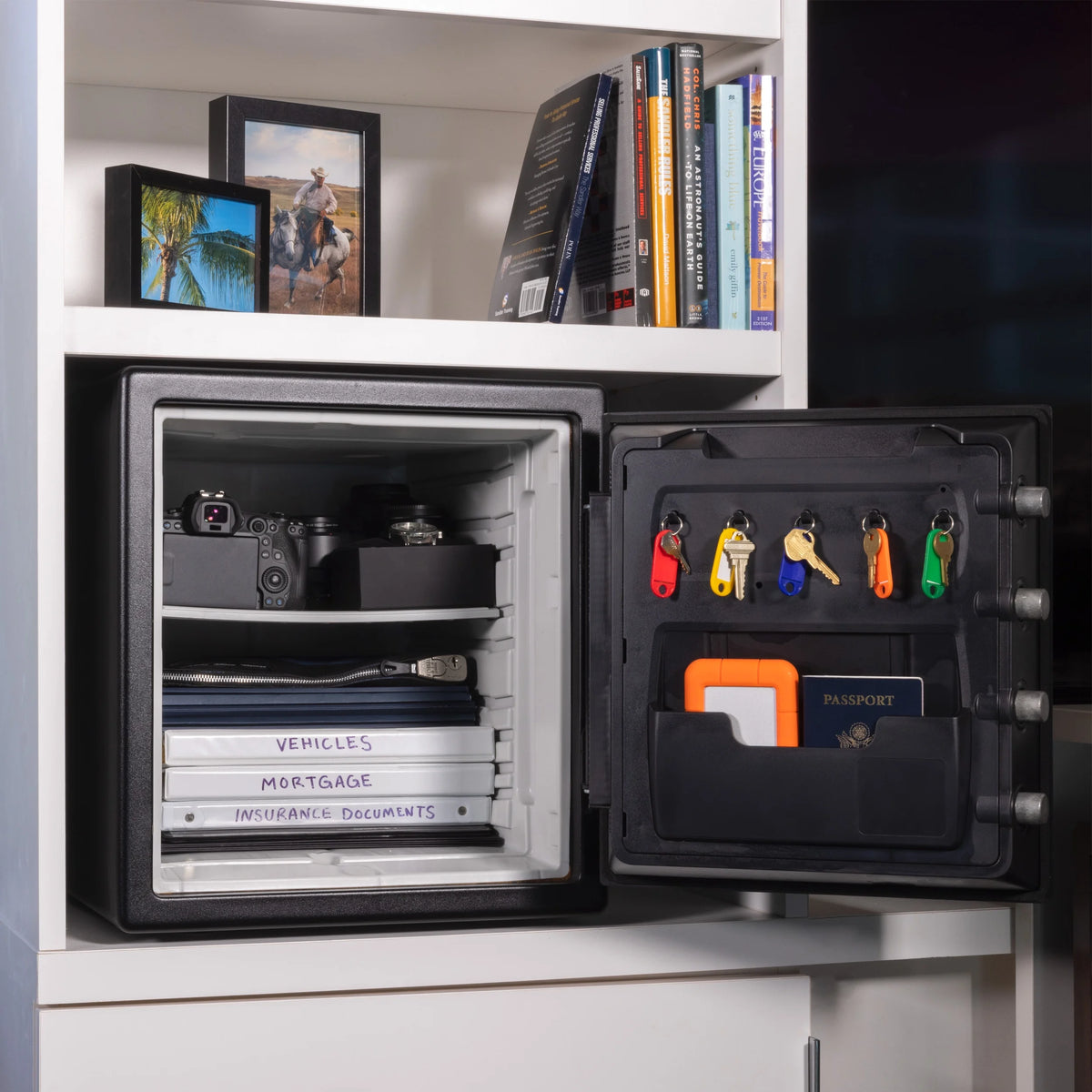 SentrySafe SFW123ES Fire-Resistant and Water-Resistant Safe with Digital Keypad Lock, 1.23 Cu. ft.