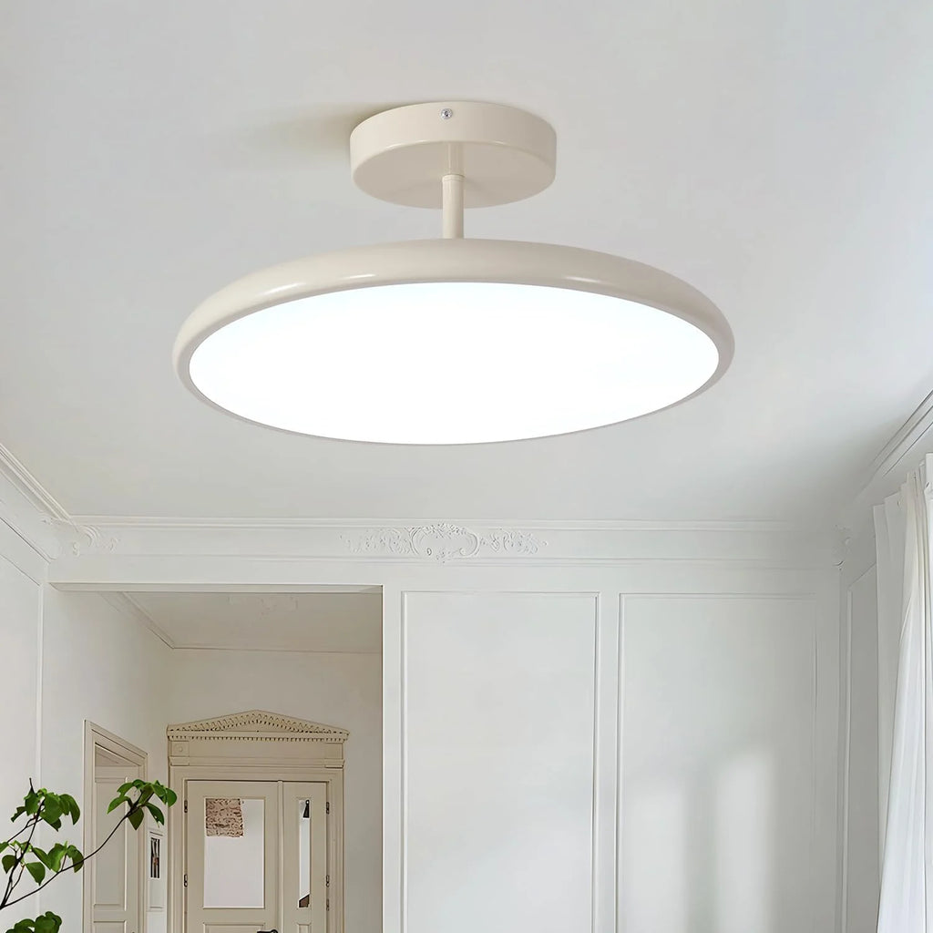 KCO Lighting Vintage Green Ceiling Light Contemporary Black Metal Flush Mount Mid Century Modern Entryway Semi Flush Mount LED Hallway Light Fixture