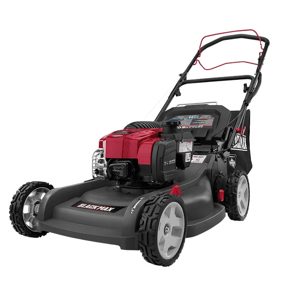 Restored Black Max 21-Inch 150cc Self-Propelled Gas Mower with Briggs & Stratton Engine (Refurbished)