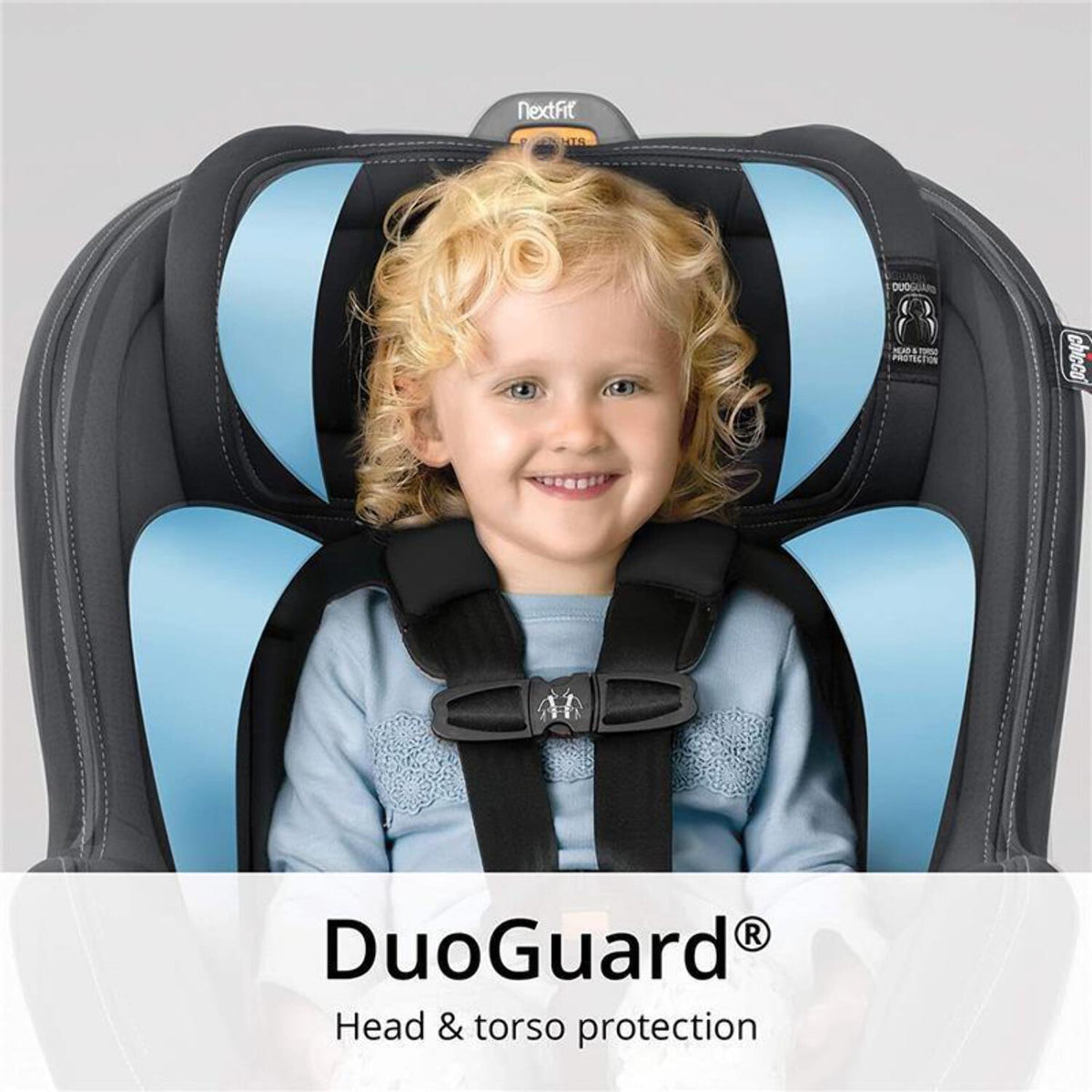 Chicco NextFit Max Zip Air Convertible Car Seat - Atmosphere (Black)