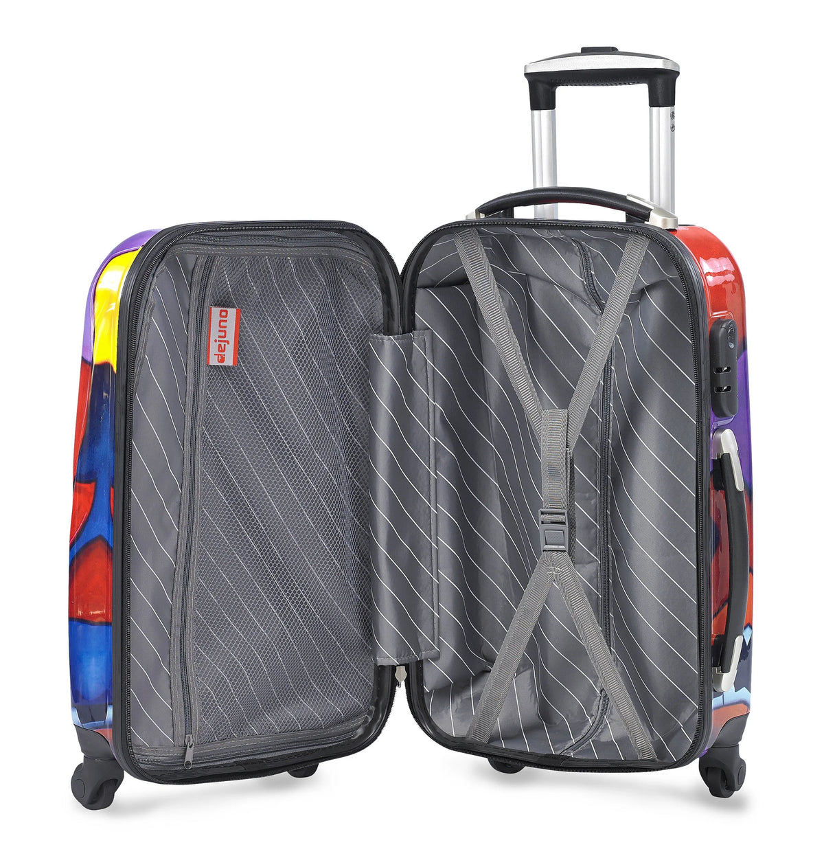 3 Piece Lightweight Hardside Spinner Upright Luggage Set