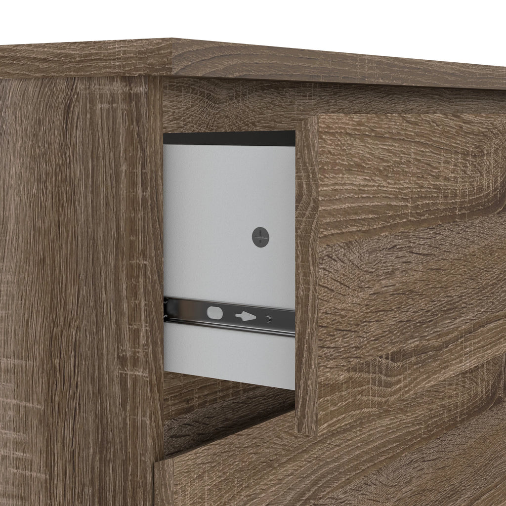 Tvilum Scottsdale 3 Drawer Chest Dresser for Adults, White High Gloss