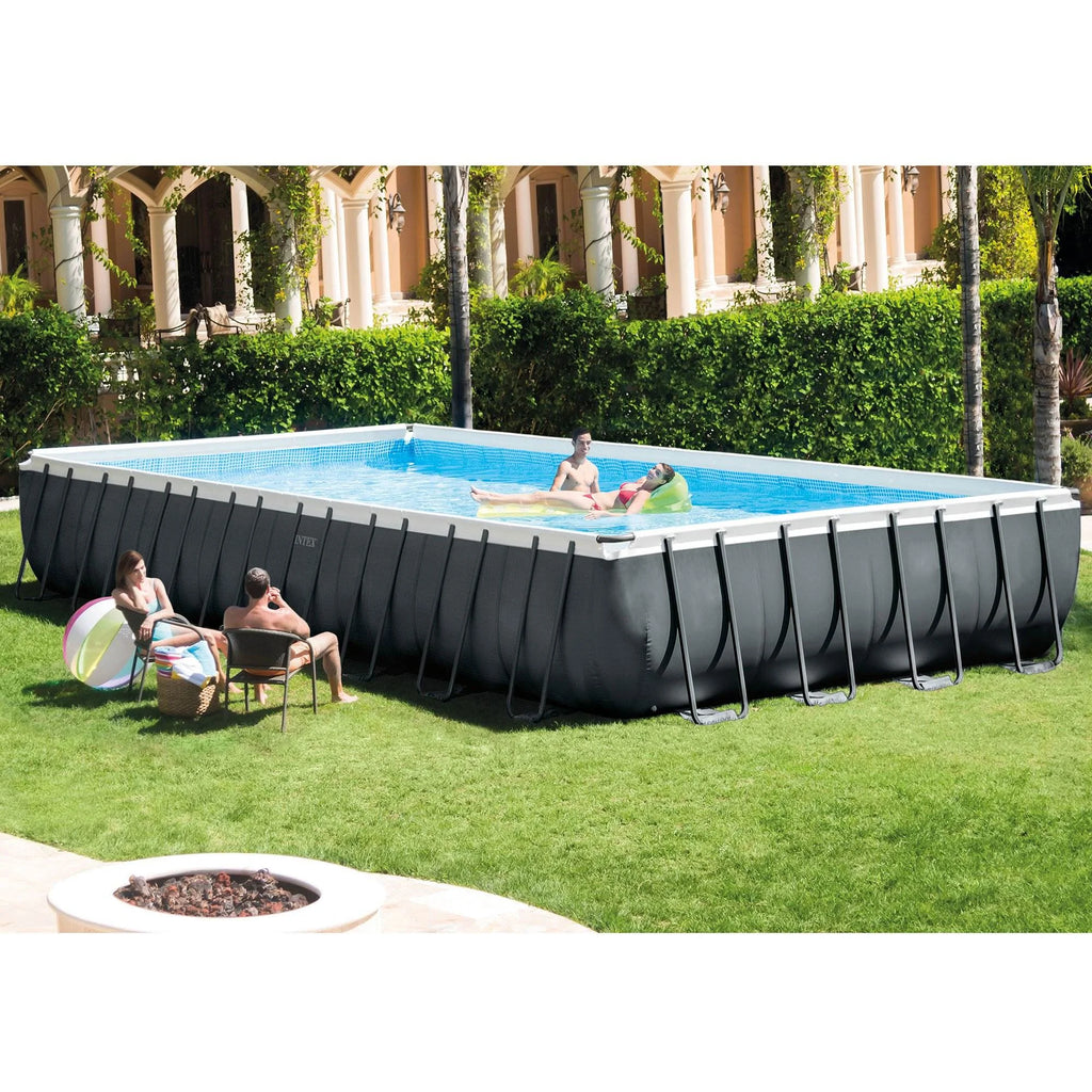 INTEX Ultra XTR 24�� x 12�� x 52�� Rectangular Above Ground Pool Set w/ Filter Pump