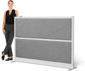 Stand Up Desk Store Tranquility Modular Wall and Sound Absorbing Room Divider | Sound Dampening Acoustic Modular Wall Panels for Office | Cubicle Noise Reduction and Partition (70'' x 48'')