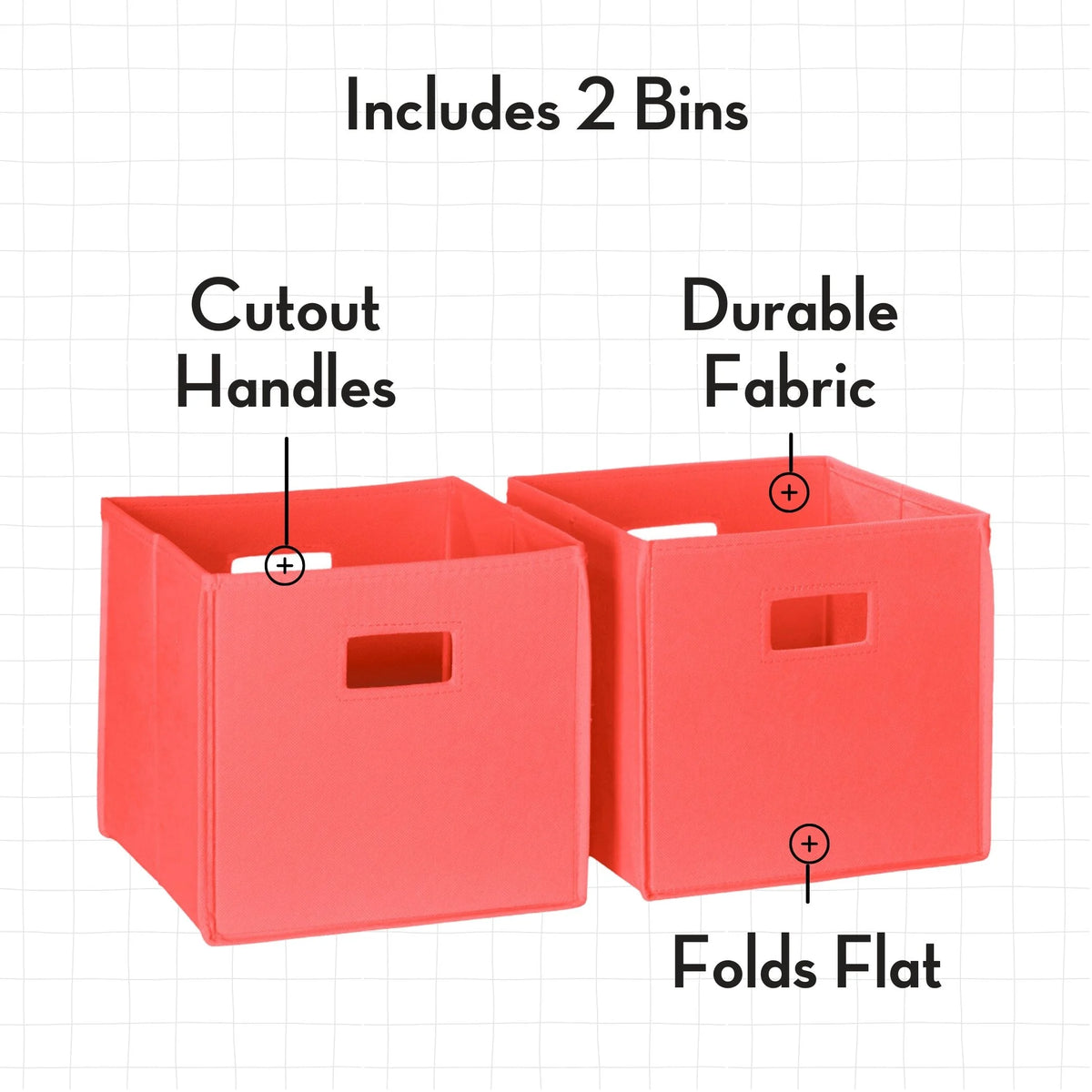 RiverRidge Kid Bookshelf Toy Storage Organizer with 4 Bookracks 2 Cubbies and 2 Gray Bins