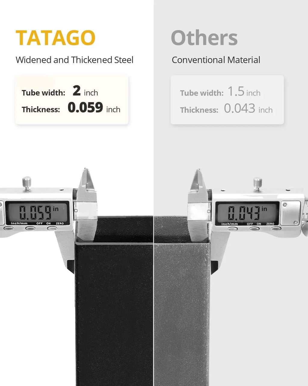 Tatago 16 inch Heavy Duty Full Bed Frame with Storage, 3500 lbs Max Weight Capacity Metal Platform, No Box Spring Needed