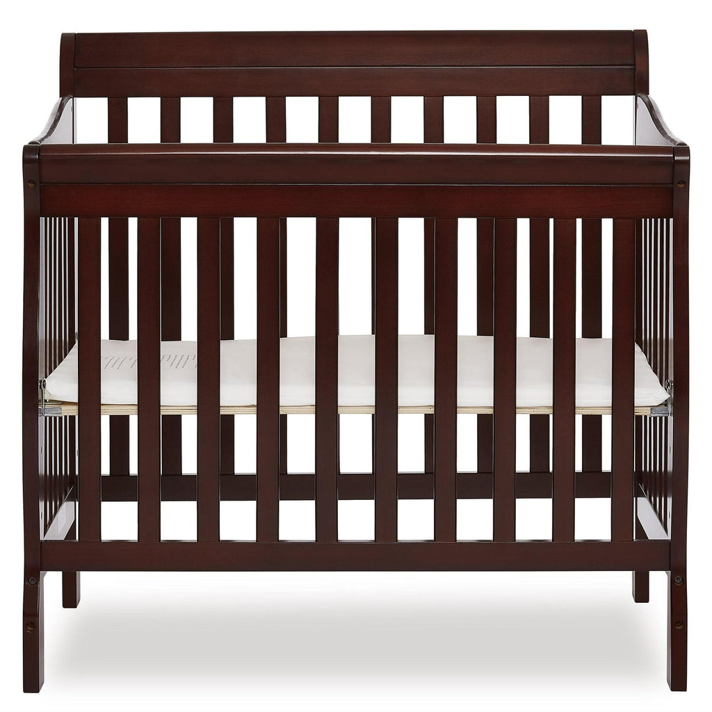 Dream On Me Aden 4-in-1 Convertible Mini Crib Espresso