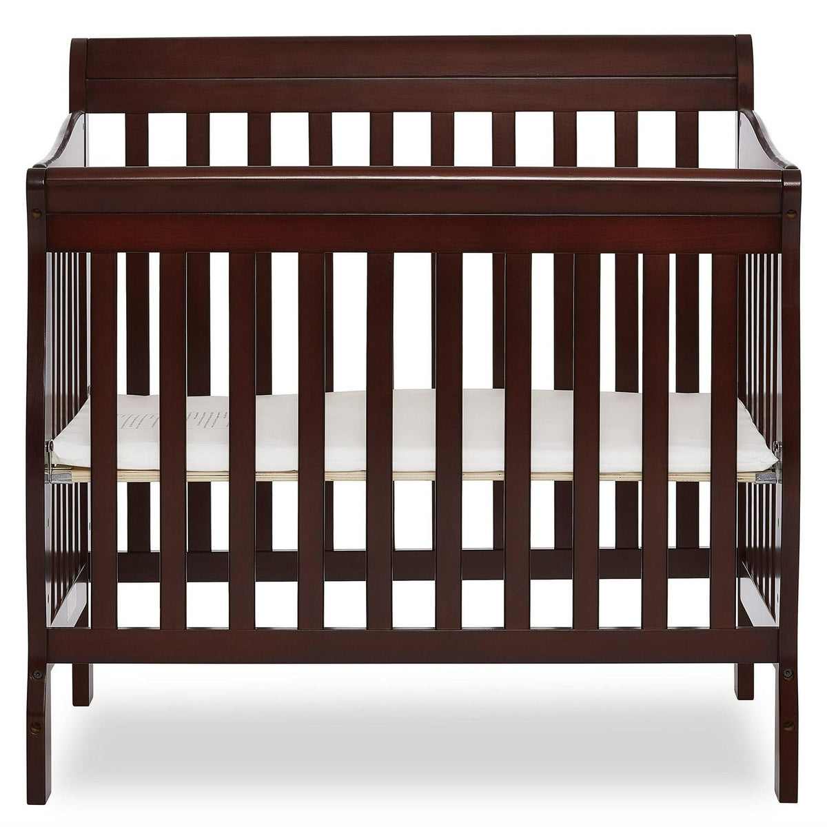 Dream On Me Aden 4-in-1 Convertible Mini Crib Espresso