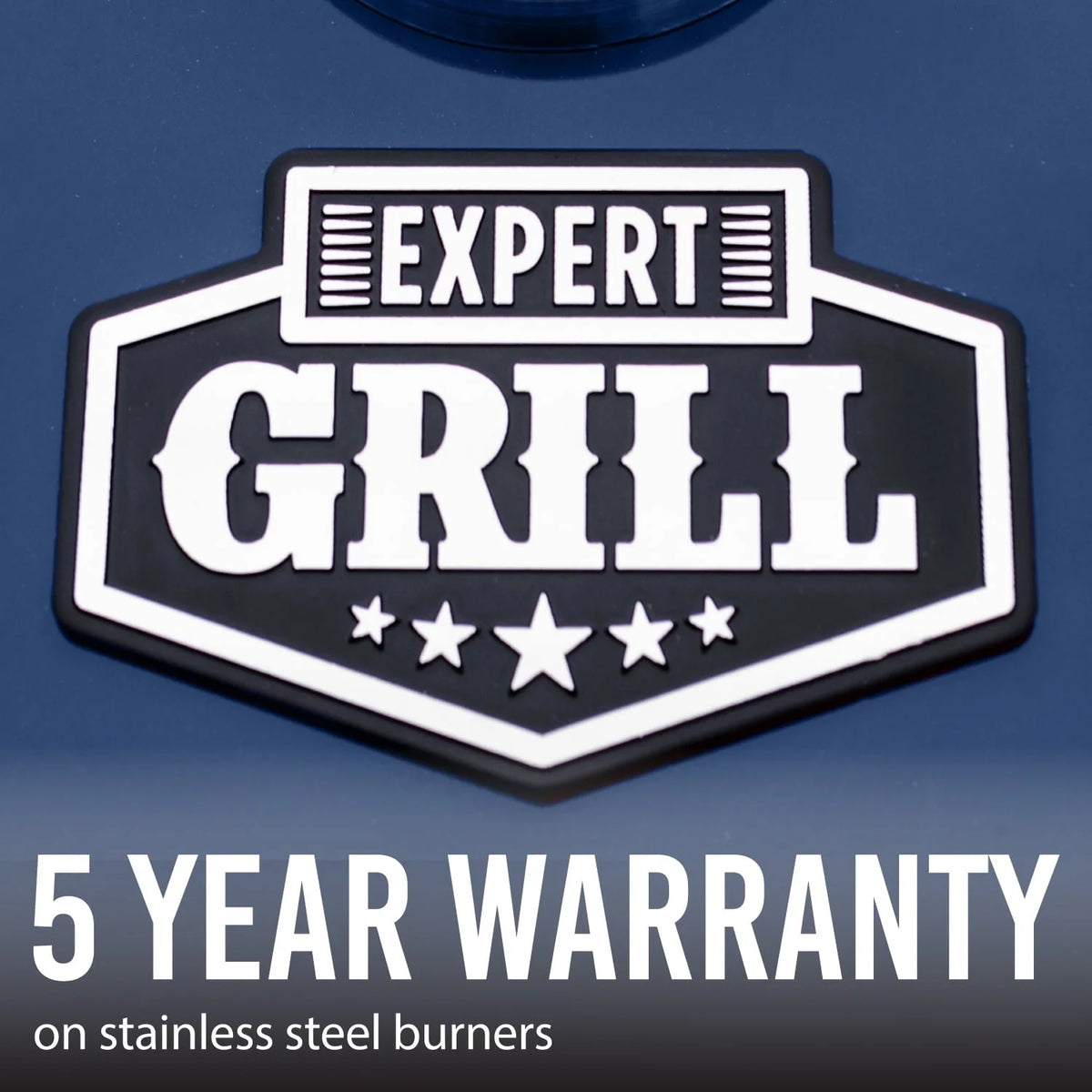 Expert Grill 4 Burner with Side Burner Propane Gas Grill in Blue