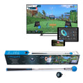 PHIGOLF Home Golf Game Simulator: Enjoy Interactive Golf with Motion Sensor & Swing Stick for Indoor & Outdoor Fun �C 38,000+ Courses Worldwide, Compatible with Android, iOS, App & E6 Connect