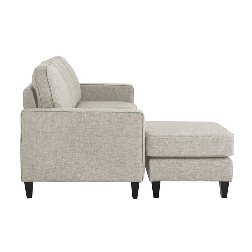 Serta Harmon Square Arm Sectional Navy Blue