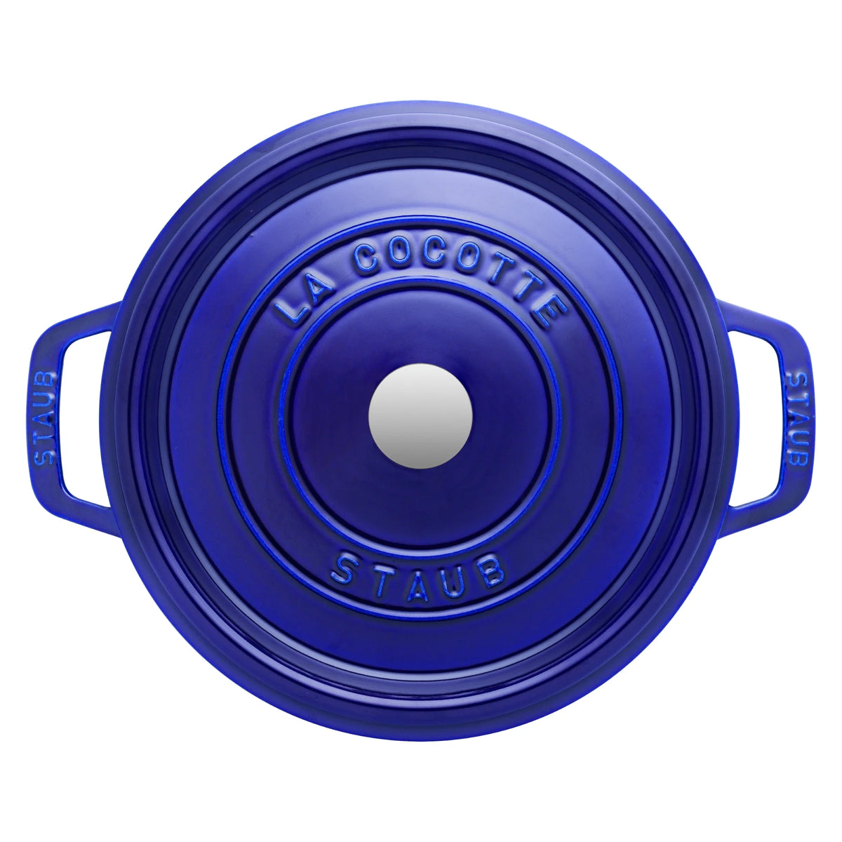 Staub Cast Iron 7-qt Round Cocotte - Grenadine
